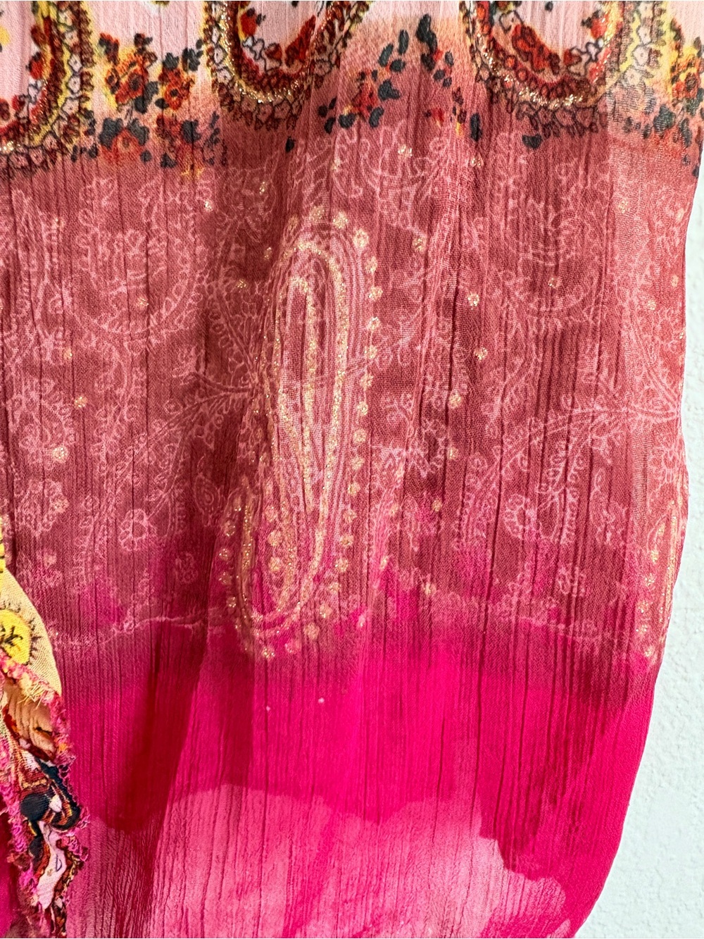 Vintage Y2K Boho Festival Paisley Tank Top - Picture 6 of 12